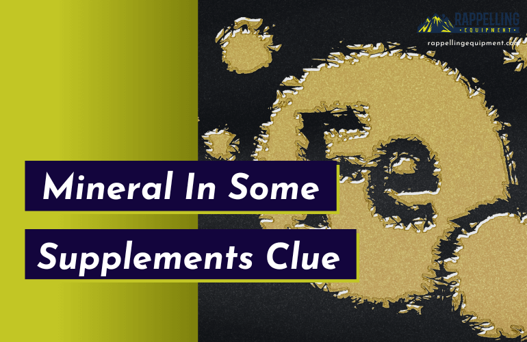 Mineral In Some Supplements Crossword Clue