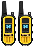 DEWALT DXFRS800 2 Watt Heavy Duty Walkie Talkies - Waterproof, Shock Resistant, Long Range & Rechargeable Two-Way Radio with VOX (2 Pack)