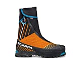 SCARPA Phantom Tech Waterproof Boots for Climbing and Mountaineering - Black/Bright Orange - 10.5