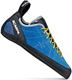 SCARPA Men's Helix Lace Rock Climbing Shoes for Trad and Sport Climbing - Hyper Blue - 9-9.5